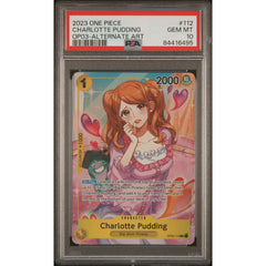 One Piece: Charlotte Pudding #112 PSA 10 - OP03