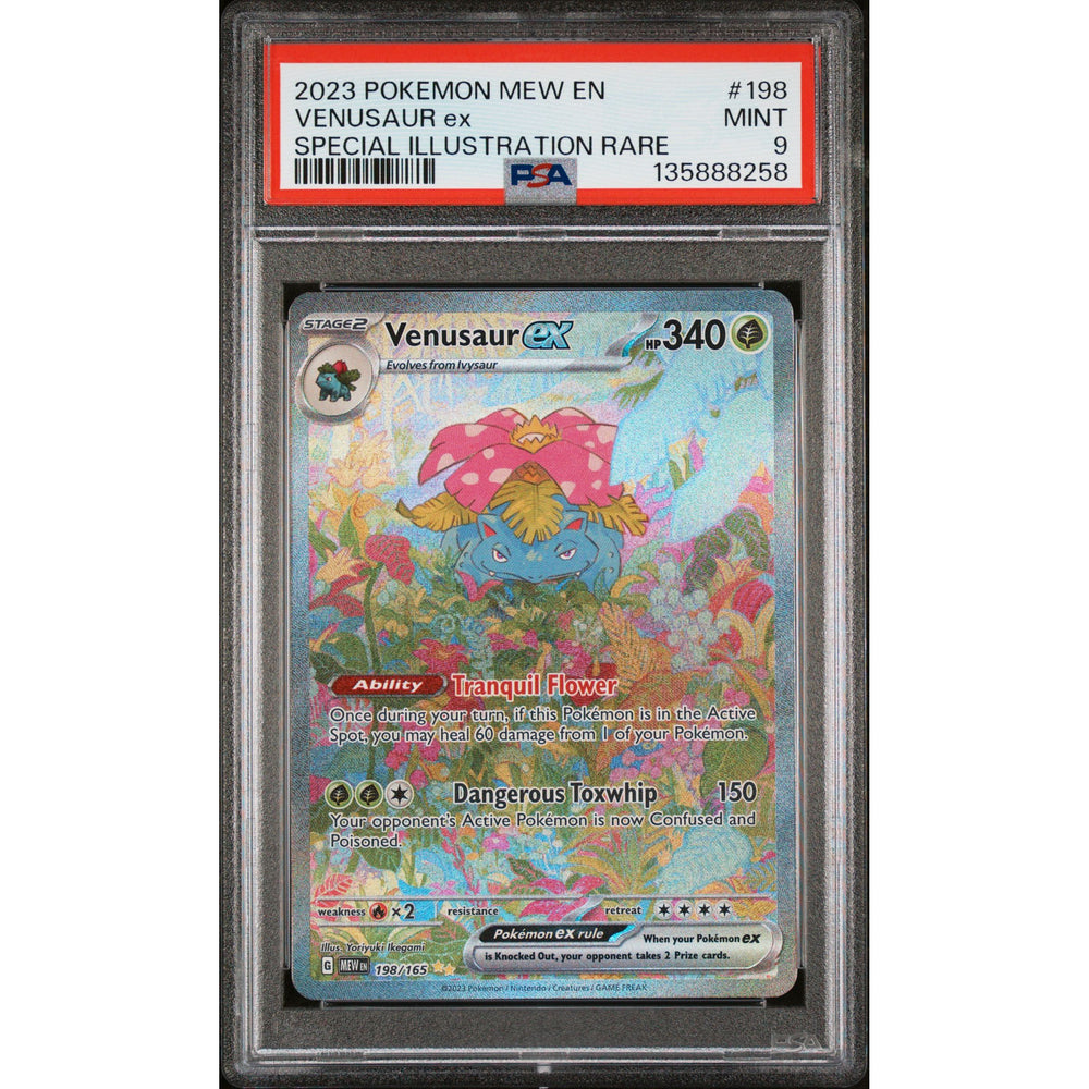 Pokémon TCG: Venusaur Ex #198 PSA 9 - 151