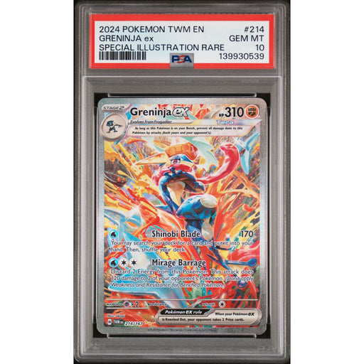 Pokémon TCG: Greninja Ex #214 PSA 10-139930539