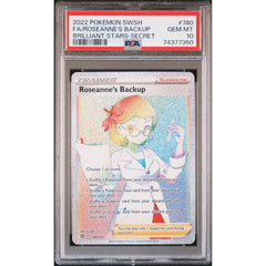 Pokémon TCG: Roseanne's Backup #180 PSA 10 - Brilliant Stars