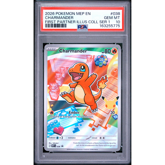 Pokémon TCG: Charmander #038 PSA 10-163255775