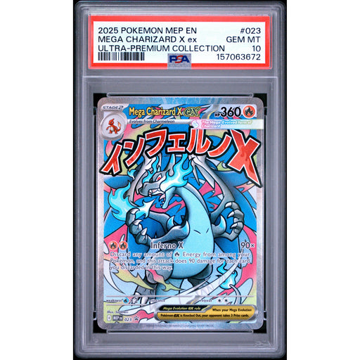 Pokémon TCG: Mega Charizard X Ex #023 PSA 10-157063672