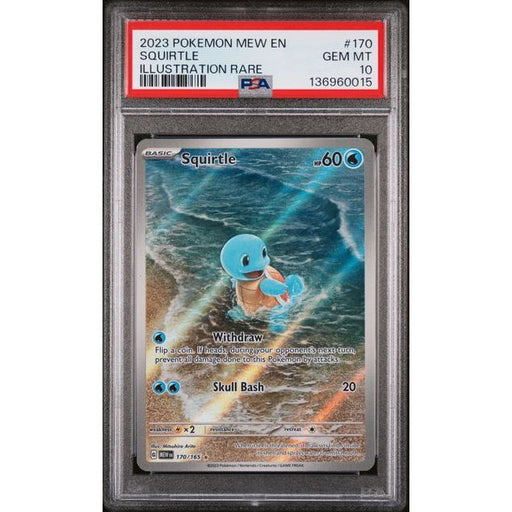 Pokémon TCG: Squirtle #170 PSA 10-136960015