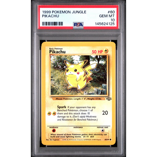 Pokémon TCG: Pikachu #60 PSA 10 - Jungle-145624125