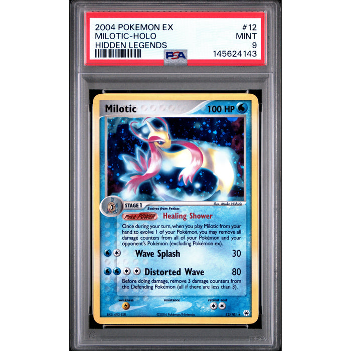 Pokémon TCG: Milotic #12 PSA 9 Holo - Hidden Legends-145624143