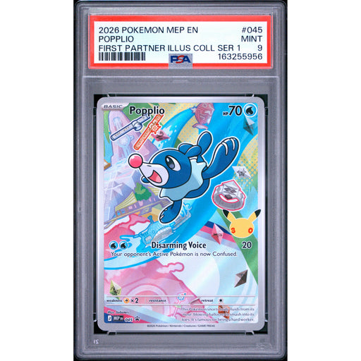 Pokémon TCG: Popplio #045 PSA 9-163255956