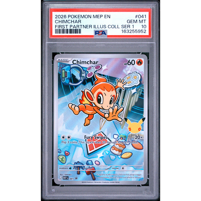 Pokémon TCG: Chimchar #041 PSA 10-163255952