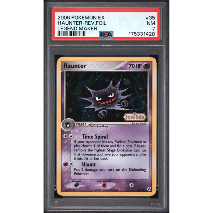Pokémon TCG: Haunter Reverse Holo #35 PSA 7-175331428