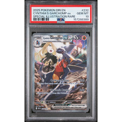 Pokémon TCG: Cynthia's Garchomp Ex #232 PSA 10 - Destined Rivals