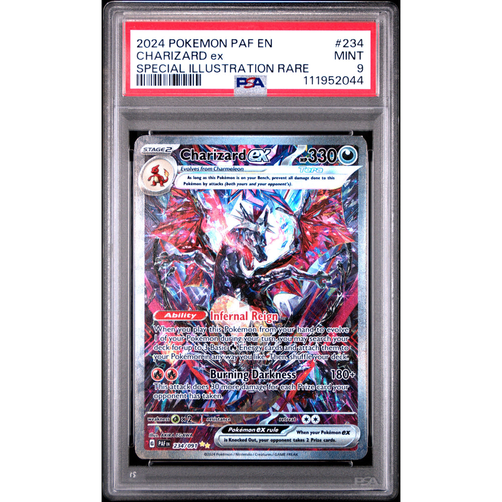 Pokémon TCG: Charizard Ex #234 PSA 9 - Paldean Fates