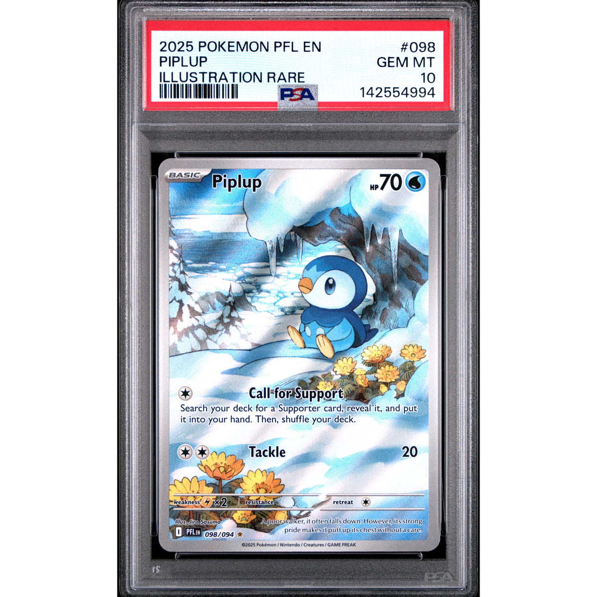 Pokémon TCG: Piplup #098 PSA 10-142554994