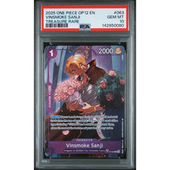 One Piece TCG: Vinsmoke Sanji #063 PSA 10