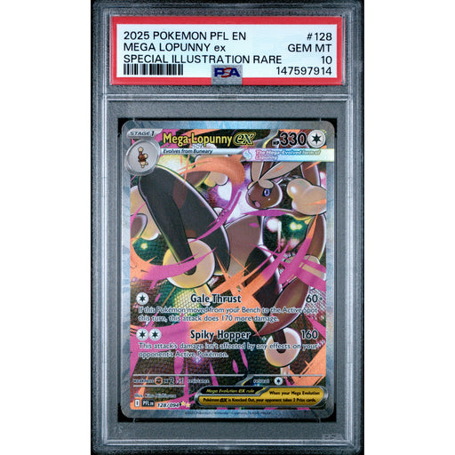 Pokémon TCG: Mega Lopunny Ex #128 PSA 10 - Phantasmal Flames-147597914