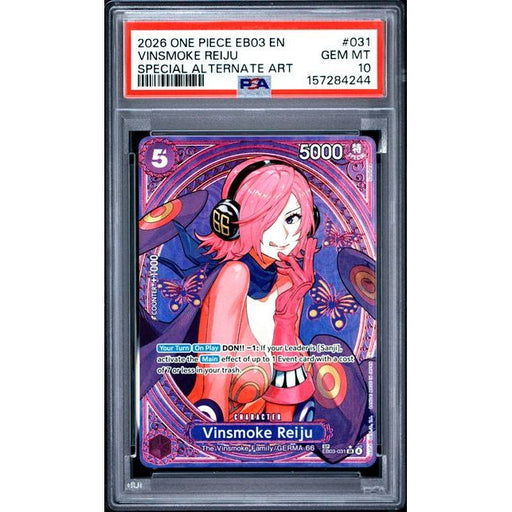 One Piece TCG: Vinsmoke Reiju #031 PSA 10-157284244