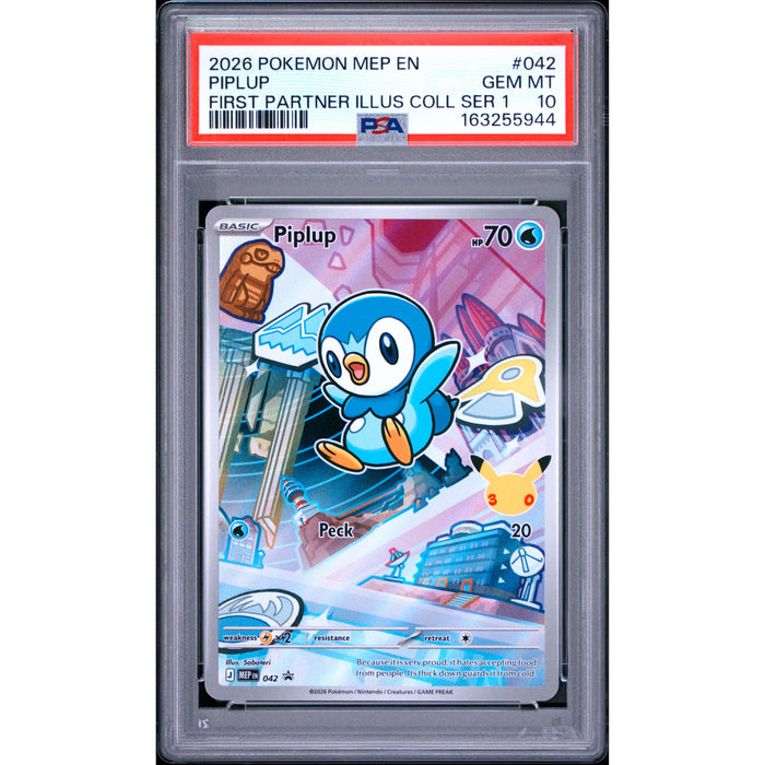 Pokémon TCG: Piplup #042 PSA 10-163255944