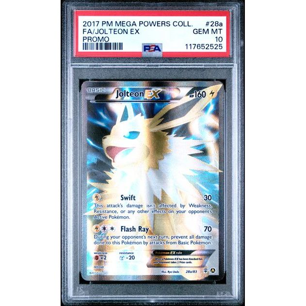 Pokémon TCG: Jolteon Ex 28a PSA 10-117652525