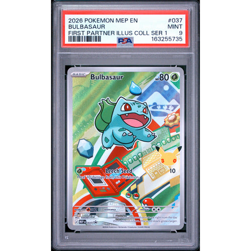 Pokémon TCG: Bulbasaur #037 PSA 9-163255735