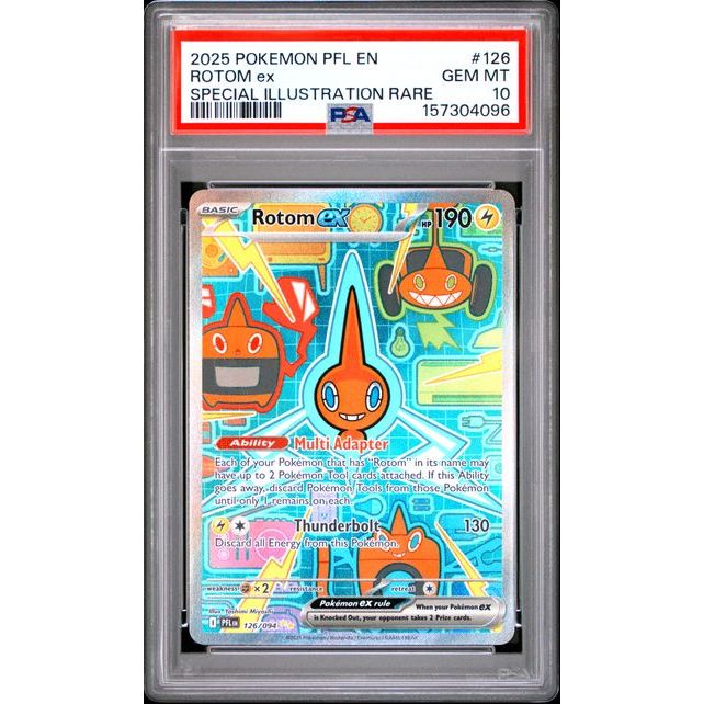 Pokémon TCG: Rotom Ex #126 PSA 10 - Phantasmal Flames