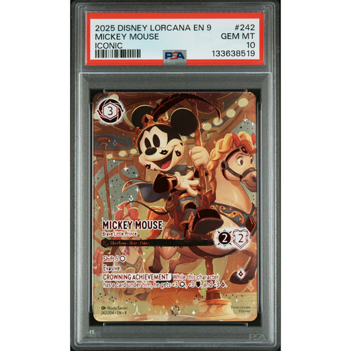 Disney Lorcana: Mickey Mouse 242 PSA 10 - Fabled