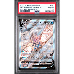 Pokémon TCG: Origin Forme Palkia V #167 PSA 10 - Astral Radiance