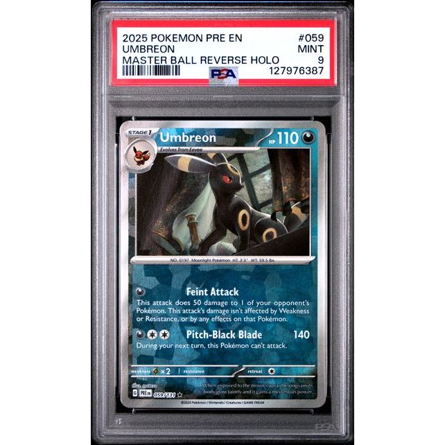 Pokémon TCG: Umbreon #059 PSA 9-127976387
