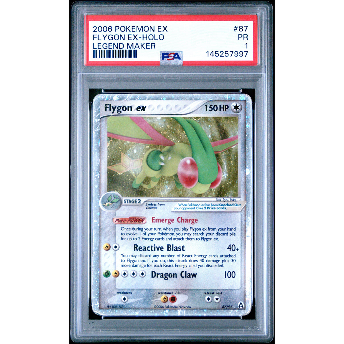 Pokémon TCG: Flygon Ex #87 PSA 1-145257997