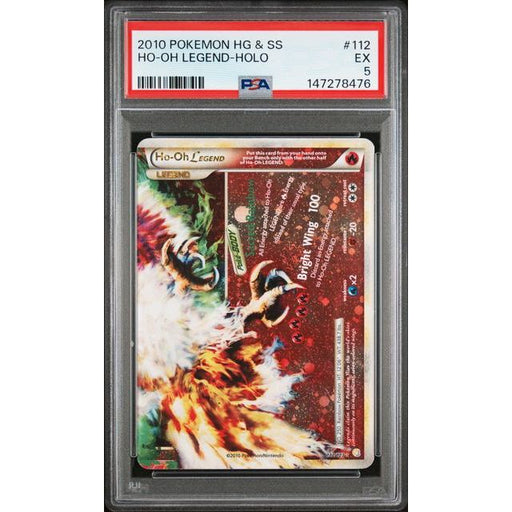Pokémon TCG: Ho-Oh Legend Holo #112 PSA 5-147278476