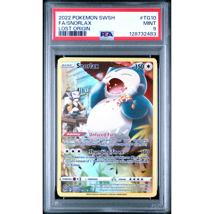 Pokémon TCG: Snorlax #TG10 PSA 9-128732483