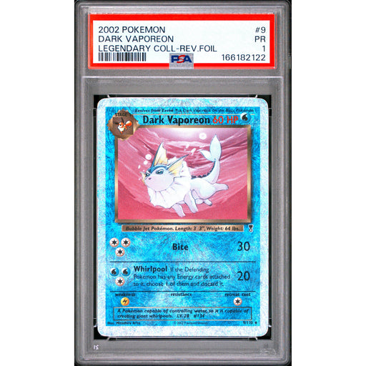 Pokémon TCG: Dark Vaporeon #9 PSA 1-166182122