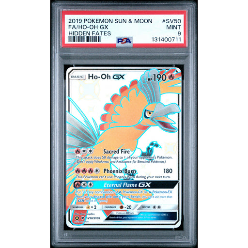 Pokémon TCG: Ho-Oh Gx SV50 PSA 9 - Hidden Fates-131400711