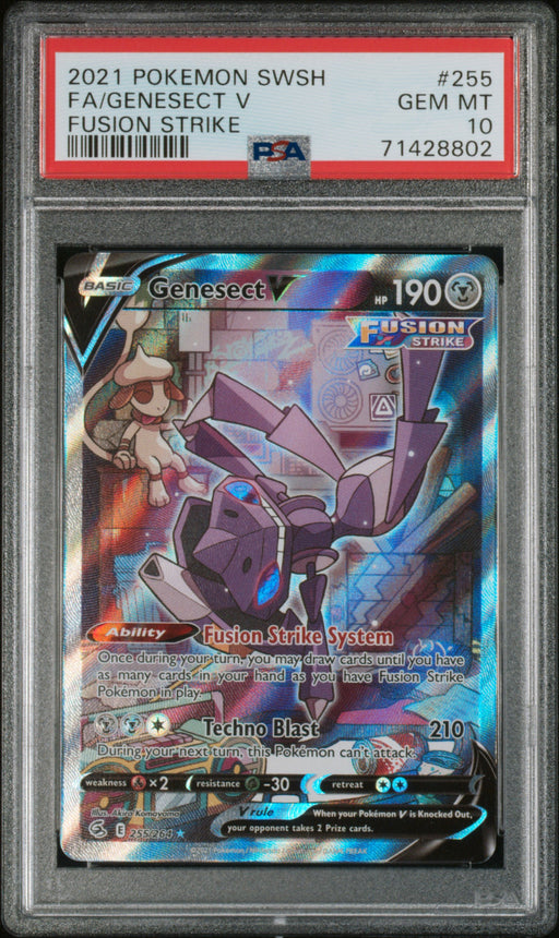 Genesect V FST 255 PSA 10