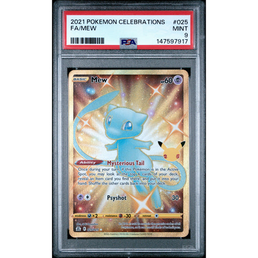Pokémon TCG: Mew #025 PSA 9 - Celebrations-147597917