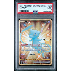 Pokémon TCG: Mew #025 PSA 9 - Celebrations