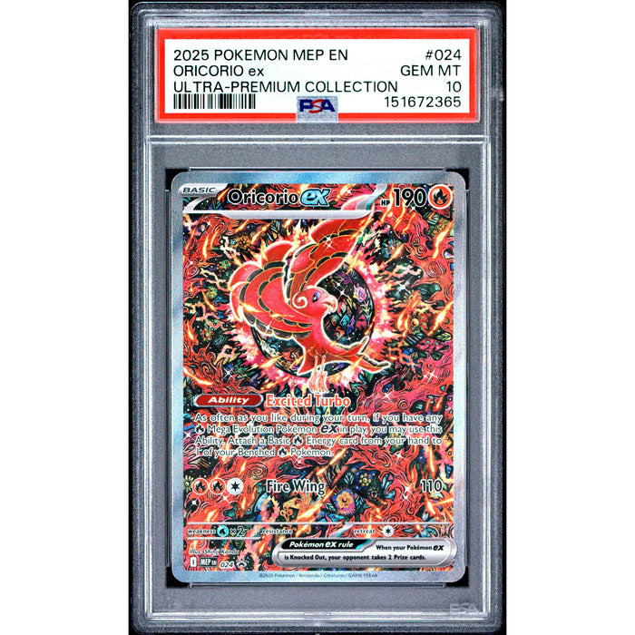 Pokémon TCG: Oricorio Ex #024 PSA 10-151672365