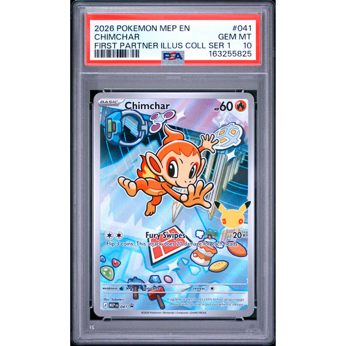 Pokémon TCG: Chimchar #041 PSA 10-163255825