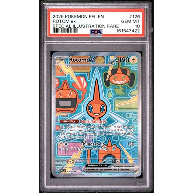 Pokémon TCG: Rotom Ex #126 PSA 10 - Phantasmal Flames
