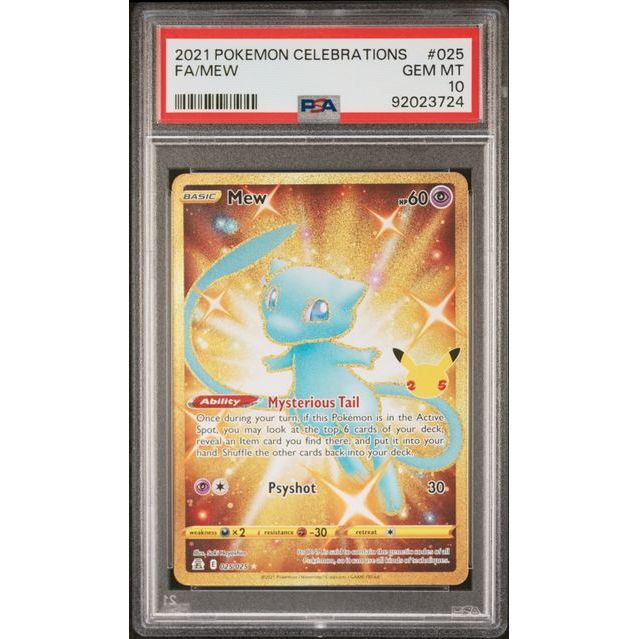 Pokémon TCG: Mew #025 PSA 10-92023724