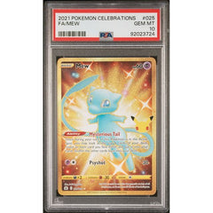 Pokémon TCG: Mew #025 PSA 10 - Celebrations