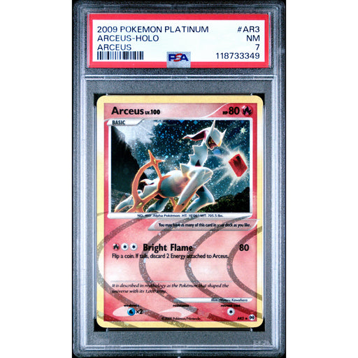 Pokémon TCG: Arceus AR3 PSA 7 Holo - Platinum