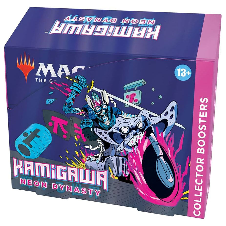 mtg kamigawa collector booster box Magic The Gathering Kamigawa Neon Dynasty Collector Booster Box | 12 Packs