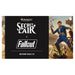 The box art for Wizards of the Coast’s Magic the Gathering: Secret Lair x Fallout – Beyond Vault 33 features a Vault Dweller in a blue suit holding a gun, surrounded by creatures. The text reads “BEYOND VAULT 33.”.