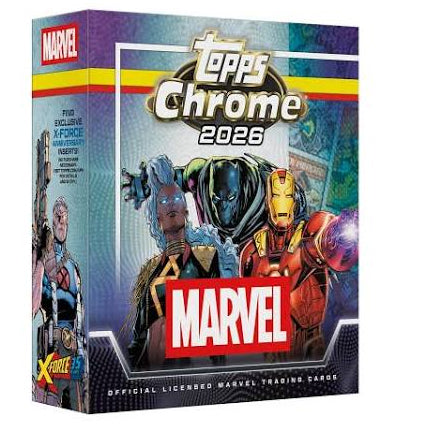 Topps Chrome Marvel Comics 2026 Mega Box