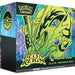 Pokémon TCG: Delta Reign Pokémon Center Elite Trainer Box by The Pokémon Company featuring green Rayquaza artwork, the Mega Evolution Delta Reign logo, and official Pokémon branding on a colorful background, with a warning label displayed at the bottom.