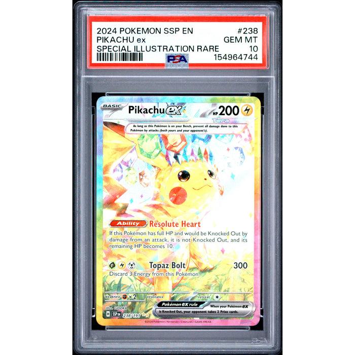 Pokémon TCG: Pikachu Ex #238 PSA 10-154964744