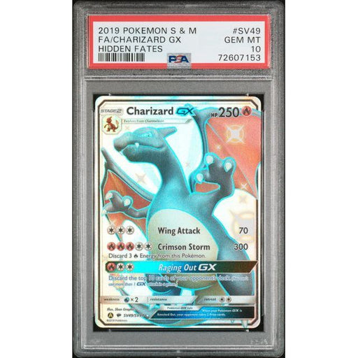 Pokémon TCG: Charizard Gx #SV49 PSA 10-72607153