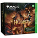 The Wizards of the Coast Magic the Gathering: The Hobbit Draft Night box displays three trolls and the phrase “Fast 4-Player Drafting.” It contains 12 play boosters, 1 collector booster, and 30 lands, and is suitable for ages 13 and up.