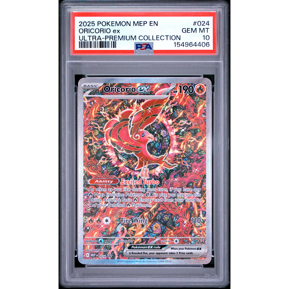 Pokémon TCG: Oricorio Ex #024 PSA 10