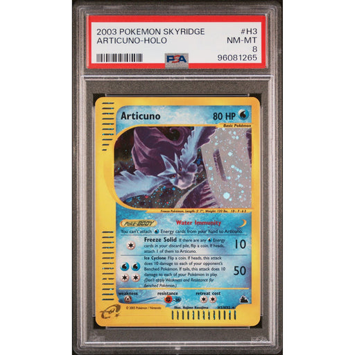 Pokémon TCG: Articuno Holo #H3 PSA 8-96081265
