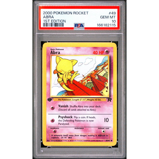 Pokémon TCG: Abra #49 PSA 10-166182115