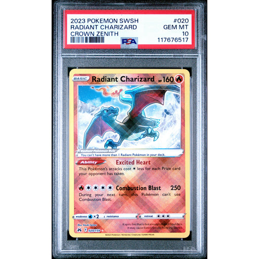 Pokémon TCG: Radiant Charizard #020 PSA 10-117676517